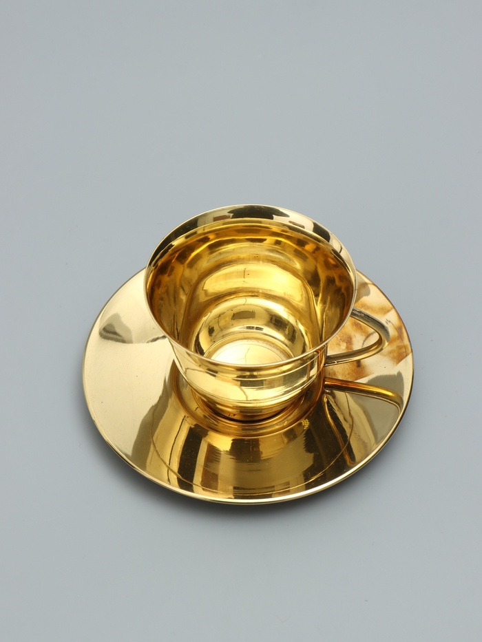 УЦЕНКА Чайная пара латунь «Классика» 12×12×6 см - Фото 1