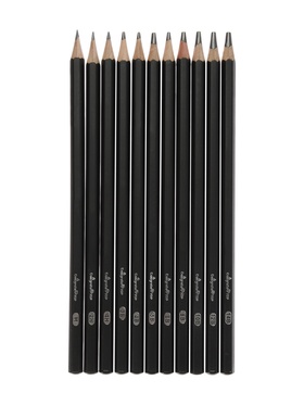 Набор карандашей чернографитных, 11 штук (14 В, 12 В, 10 В, 8 В, 6 В, 5 В, 4 В, 3 В, Н, 2Н, 4Н)