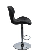 Комплект барных стульев «Клик Мебель», с подъёмным механизмом, с прострочкой, искусственная кожа, цвет чёрный, 2 шт. - Фото 4