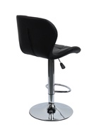 Комплект барных стульев «Клик Мебель», с подъёмным механизмом, с прострочкой, искусственная кожа, цвет чёрный, 2 шт. - Фото 4