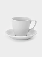 Чайная пара Добрушский завод «Универсал», 300 мл, фарфор, белая - Фото 1