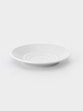 Блюдце Добрушский завод «Романс», d=14 см, фарфор, белый