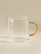 Кружка SL Home Wheat, 350 мл, 12×9×7.8 см, жёлтая ручка, стекло, прозрачная - Фото 3