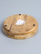 УЦЕНКА Блюдо «Мудрый слон» дерево манго 25×25×4.5 см - Фото 4