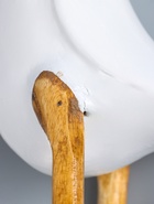 УЦЕНКА Сувенир дерево "Утка в новогоднем колпаке" 13х9х27 см - Фото 5