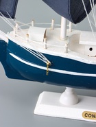 УЦЕНКА Сувенирная модель корабля «Калева», борта синие с белой полосой, 30×7×32 см - Фото 7