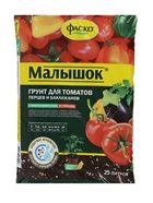 Грунт для томатов и перцев «Малышок», 25 л, «Фаско»  (артикул 4382925)  большой выбор товаров оптом и в розницу по низким ценам с доставкой