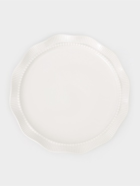 Тарелка Breeze, d=26 см, фарфор, белая