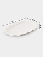 Блюдо сервировочное Breeze, 30.5×19×2 см, керамика, белое  (артикул 10938778)  большой выбор товаров оптом и в розницу по низким ценам с доставкой
