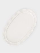 Блюдо сервировочное Breeze, 30.5×19×2 см, керамика, белое  (артикул 10938778)  большой выбор товаров оптом и в розницу по низким ценам с доставкой
