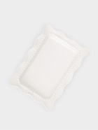 Блюдо сервировочное Breeze, 25×19×2 см, фарфор, белое  (артикул 10938779)  большой выбор товаров оптом и в розницу по низким ценам с доставкой