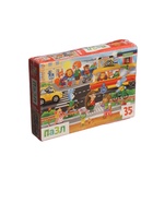 УЦЕНКА Пазлы «Город зверят», 35 деталей - Фото 1