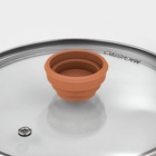 УЦЕНКА Набор кастрюль Magistro, 3 шт.: d=16/20/24 см, толщина 0.6 мм, штабелируемые, индукция - Фото 8