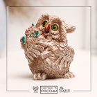 УЦЕНКА Фигура «Сова с букетом» 8×6×6 см - Фото 1