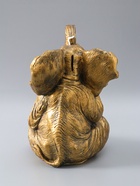 УЦЕНКА Копилка "Слон сидя" золото, 40х23х29см - Фото 5