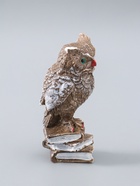 УЦЕНКА Фигура "Сова на книгах" коричневая, 14х6х6см - Фото 3