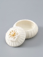 УЦЕНКА Шкатулка керамика «Перламутровый цветок» МИКС 6.5×8.5×8.5 см - Фото 4