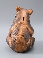 УЦЕНКА Копилка «Медведь с бочонком» бронза, 29×20×25 см - Фото 4