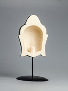 УЦЕНКА Маска «Будда» на подставке, керамика, цв. зелёный, 14×14×26 см - Фото 4