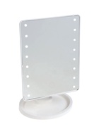 УЦЕНКА Зеркало KZ-06 настольное с подсветкой, 16 LED, сенсорное управление, 26,5×16×12 см, белое - Фото 2