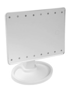 УЦЕНКА Зеркало KZ-06 настольное с подсветкой, 16 LED, сенсорное управление, 26,5×16×12 см, белое - Фото 5
