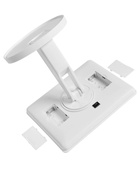 УЦЕНКА Зеркало KZ-06, подсветка, 26.5×16×12 см, 16 диодов, сенсорная кнопка, белое - Фото 7