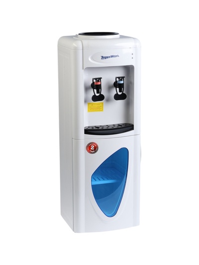 УЦЕНКА Кулер для воды AquaWork AW 0.7LDR, нагрев и охлаждение, 700/70 Вт, белый