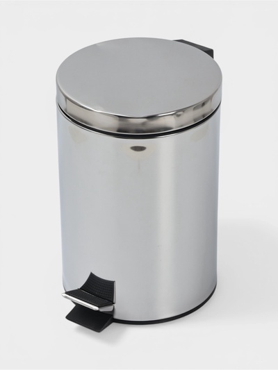УЦЕНКА Ведро мусорное с педалью, 7 л, нерж. сталь