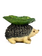 Садовая фигура из полистоуна «Ёжик с листом», 21×13×16 см  (артикул 10989988)  большой выбор товаров оптом и в розницу по низким ценам с доставкой