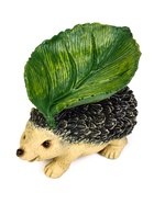 Садовая фигура из полистоуна «Ёжик с листом», 21×13×16 см  (артикул 10989988)  большой выбор товаров оптом и в розницу по низким ценам с доставкой