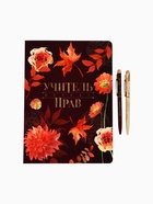 УЦЕНКА Подарочный набор ежедневник и ручки софт-тач «Учитель всегда прав» - Фото 5