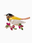 УЦЕНКА Брошь «Птичка-синичка», цветная в золоте - Фото 3