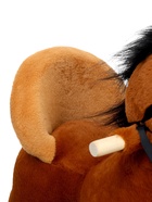 Качалка «Лошадка», со спинкой, коричневая - Фото 7