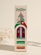 Набор свечей античных, 2.2×25 см, 2 шт. «Новогодние персонажи», красные, 8×28×2.3 см  (артикул 10980605)  большой выбор товаров оптом и в розницу по низким ценам с доставкой