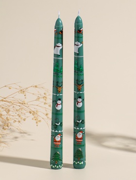 Набор свечей античных, 2,2х25 см, 2 шт 