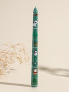 Набор свечей античных, 2.2×25 см, 2 шт. «Новогодние персонажи», зелёные, 8×28×2.3 см  (артикул 10980606)  большой выбор товаров оптом и в розницу по низким ценам с доставкой