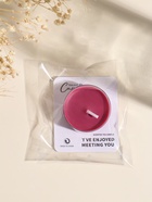 Чайная свеча ароматическая «Круглая» красная, цветочный, 3.8×3.8×1.8 см - Фото 4