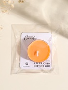 Чайная свеча ароматическая «Круглая» оранж, апельсин, 3.8×3.8×1.8 см - Фото 4