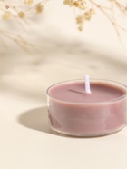 Чайная свеча ароматическая «Круглая» тёмно-бежевая, амбра, 3.8×3.8×1.8 см - Фото 3