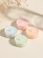 Набор свечей ароматических чайных «Конфетный цвет», 4 шт., 8×8×2.3 см - Фото 1