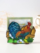 Салфетница пасхальная «Петушок», 10.5×13.5×5 см - Фото 1