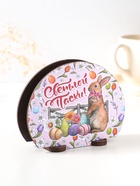 Салфетница пасхальная «Зайка», 12.8×10×5 см - Фото 3