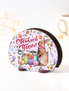 Салфетница пасхальная «Зайка», 12.8×10×5 см - Фото 4