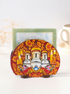 Салфетница пасхальная «Храм», 12.8×10×5 см