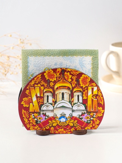 Салфетница пасхальная «Храм», 12.8×10×5 см
