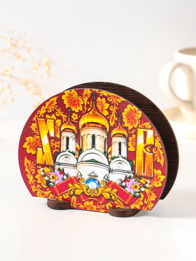 Салфетница пасхальная «Храм», 12.8×10×5 см