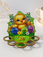 Подставка для 5 яиц «Цыплёнок», 17×14×10 см - Фото 2