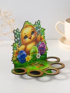 Подставка для 5 яиц «Цыплёнок», 17×14×10 см  (артикул 10988321)  большой выбор товаров оптом и в розницу по низким ценам с доставкой