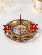 Подставка для 8 яиц «Собор с хохломой», под кулич - Фото 3
