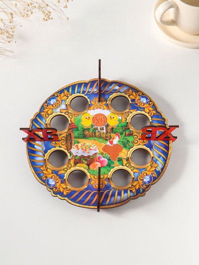 Подставка для 8 яиц «Петушок», d=20 см